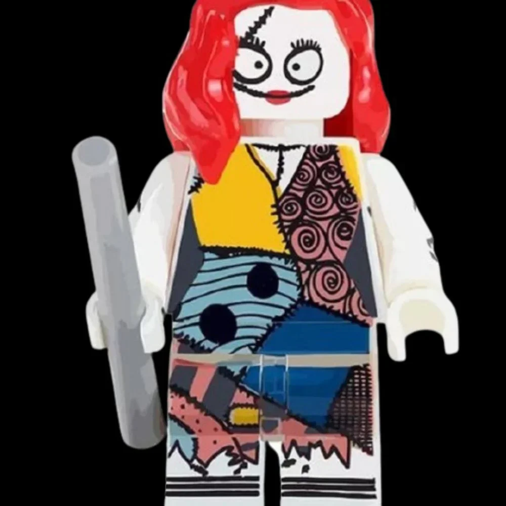 Set of 2 - Nightmare Before Christmas Jack and Sally Minifigures